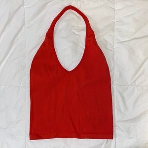 U.O. Red Halter Top